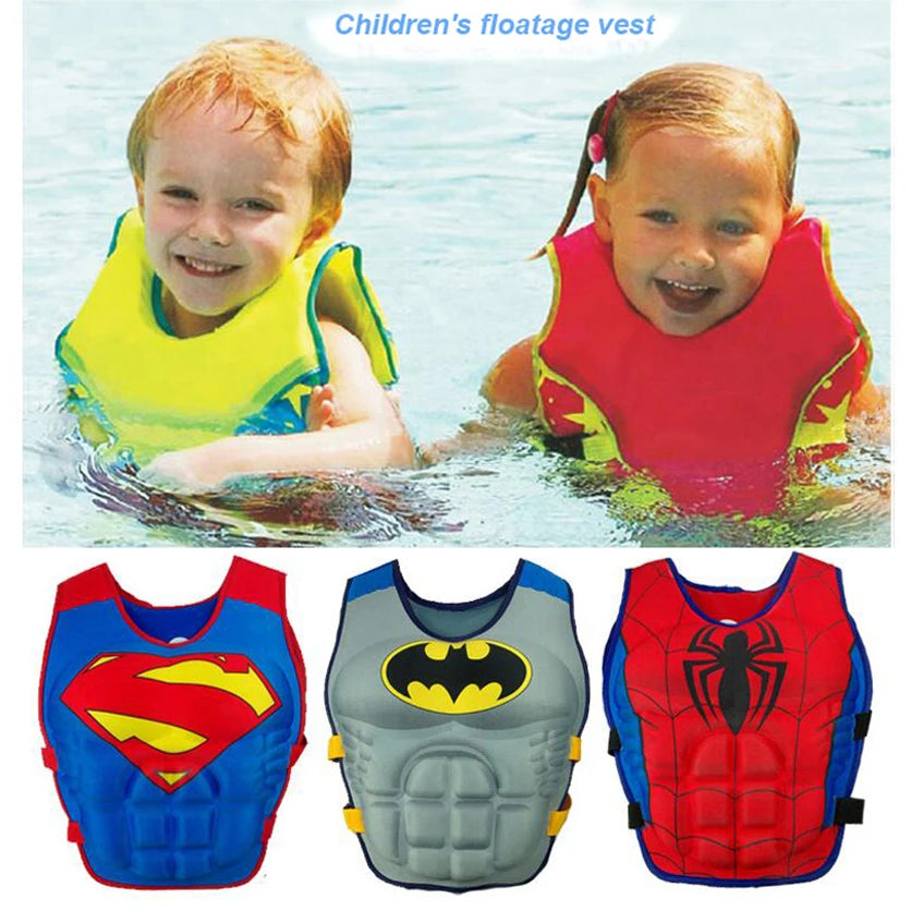 Hot Toys Baby swim vest Professional kids swimming float vests with two float plate Boy girl